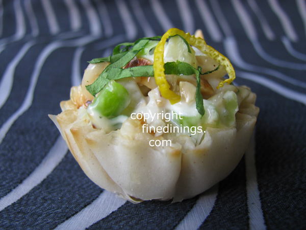 Mini Phyllo Cup Appetizer