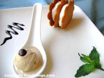 Coffee Ice Cream with Cappuccino Cookies
