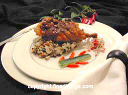Cornish Game Hen 8 Course Dinner Menu Recipes, 
How To Cook Cornish Game Hens (photographs)