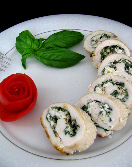 Stuffed Chicken Breast with Boursin Cheese